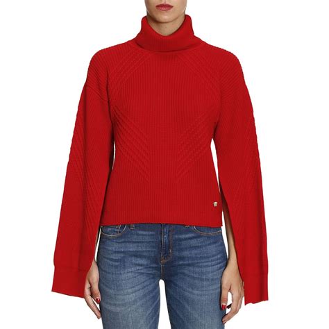 versace red sweater|Versace jumper women.